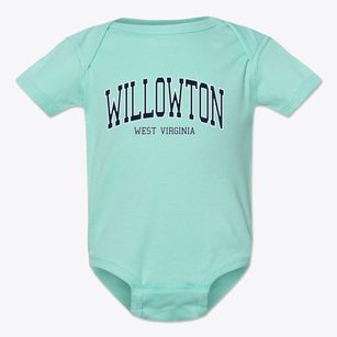 Willowton West Virginia Traditional Baby Onesie