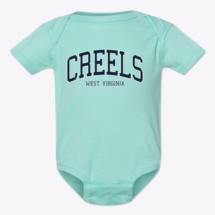 Creels West Virginia Traditional Baby Onesie