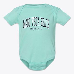 Mago Vista Beach Maryland Traditional Baby Onesie