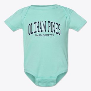 Oldham Pines Massachusetts Traditional Baby Onesie