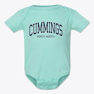 Cummings North Dakota Traditional Baby Onesie