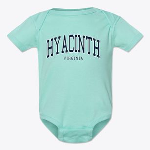 Hyacinth Virginia Traditional Baby Onesie