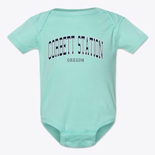 Corbett Station Oregon Traditional Baby Onesie