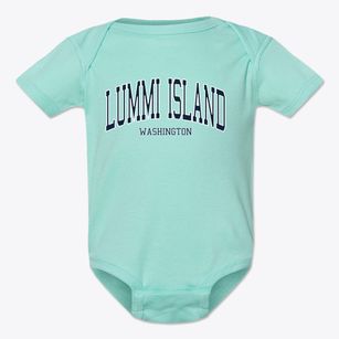 Lummi Island Washington Traditional Baby Onesie