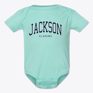 Jackson Alabama Traditional Baby Onesie