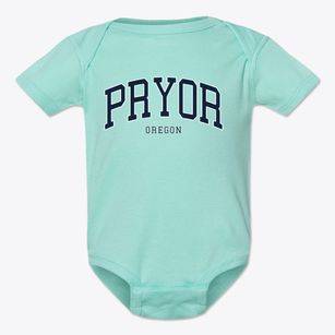 Pryor Oregon Traditional Baby Onesie