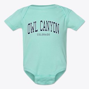 Owl Canyon Colorado Traditional Baby Onesie