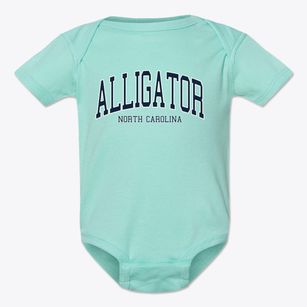 Alligator North Carolina Traditional Baby Onesie