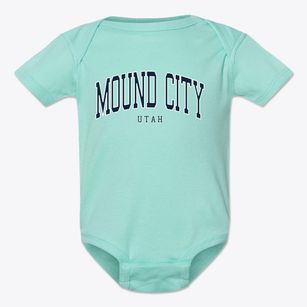 Mound City Utah Traditional Baby Onesie