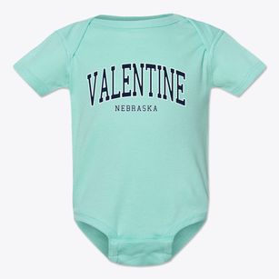 Valentine Nebraska Traditional Baby Onesie