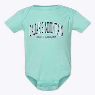 Cajah's Mountain North Carolina Traditional Baby Onesie