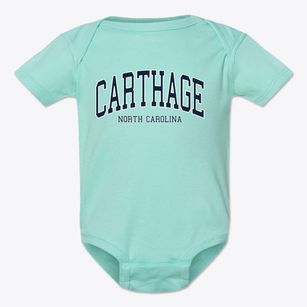 Carthage North Carolina Traditional Baby Onesie