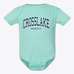 Crosslake Minnesota Traditional Baby Onesie