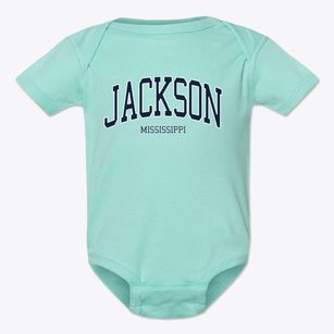 Jackson Mississippi Traditional Baby Onesie