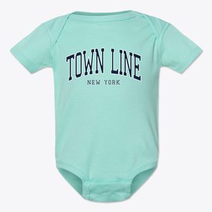 Town Line New York Traditional Baby Onesie