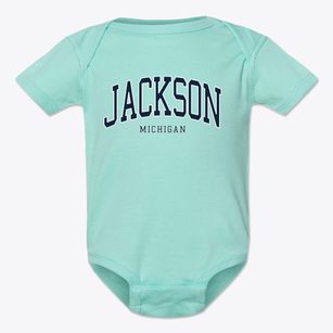Jackson Michigan Traditional Baby Onesie