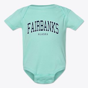 Fairbanks Alaska Traditional Baby Onesie