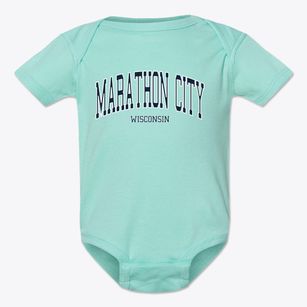 Marathon City Wisconsin Traditional Baby Onesie