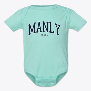Manly Iowa Traditional Baby Onesie