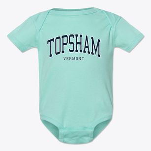 Topsham Vermont Traditional Baby Onesie