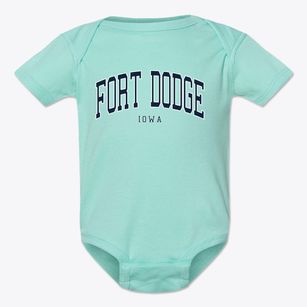 Fort Dodge Iowa Traditional Baby Onesie