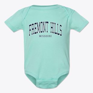 Fremont Hills Missouri Traditional Baby Onesie