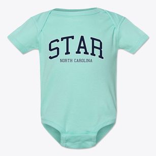 Star North Carolina Traditional Baby Onesie
