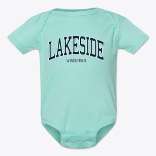 Lakeside Wisconsin Traditional Baby Onesie