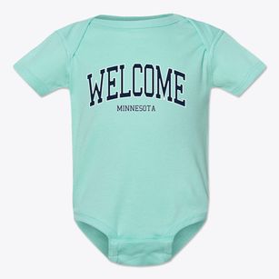 Welcome Minnesota Traditional Baby Onesie