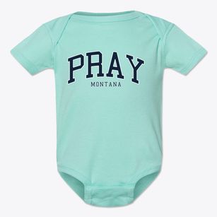 Pray Montana Traditional Baby Onesie
