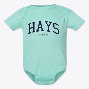 Hays Kansas Traditional Baby Onesie