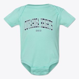 Cuyahoga Heights Ohio Traditional Baby Onesie
