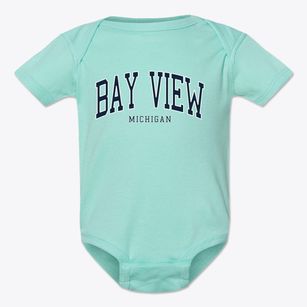 Bay View Michigan Traditional Baby Onesie