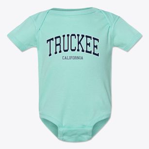 Truckee California Traditional Baby Onesie
