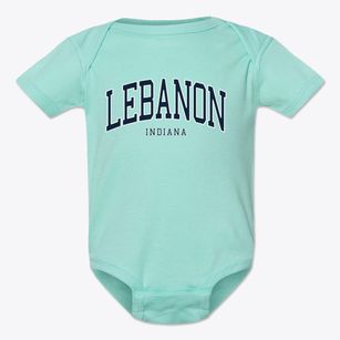 Lebanon Indiana Traditional Baby Onesie