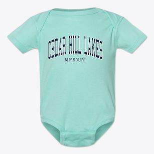 Cedar Hill Lakes Missouri Traditional Baby Onesie