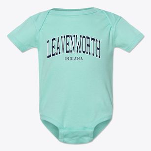 Leavenworth Indiana Traditional Baby Onesie