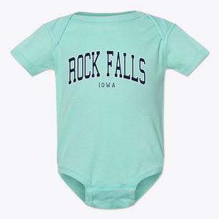 Rock Falls Iowa Traditional Baby Onesie