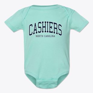 Cashiers North Carolina Traditional Baby Onesie