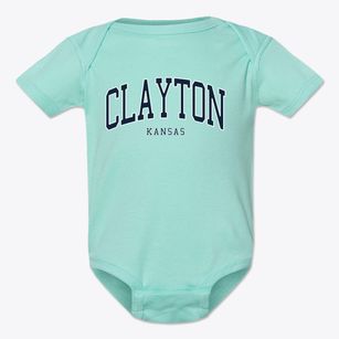 Clayton Kansas Traditional Baby Onesie