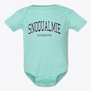 Snoqualmie Washington Traditional Baby Onesie