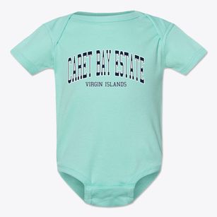 Caret Bay Estate Virgin Islands Traditional Baby Onesie
