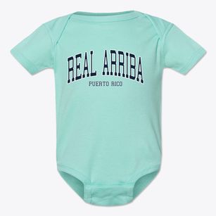 Real Arriba Puerto Rico Traditional Baby Onesie