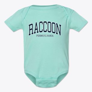 Raccoon Pennsylvania Traditional Baby Onesie