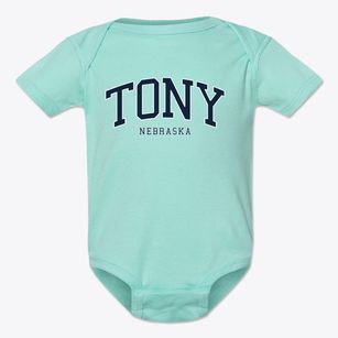 Tony Nebraska Traditional Baby Onesie