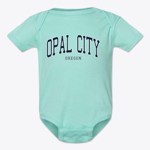 Opal City Oregon Traditional Baby Onesie