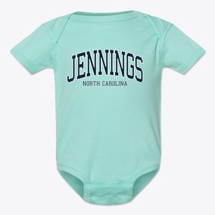 Jennings North Carolina Traditional Baby Onesie