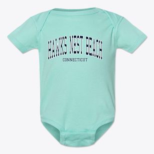 Hawks Nest Beach Connecticut Traditional Baby Onesie
