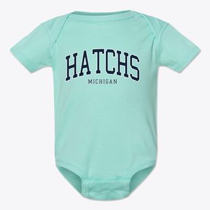Hatchs Michigan Traditional Baby Onesie