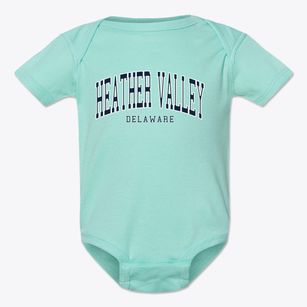 Heather Valley Delaware Traditional Baby Onesie